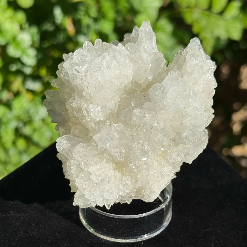 White Aragonite Cluster